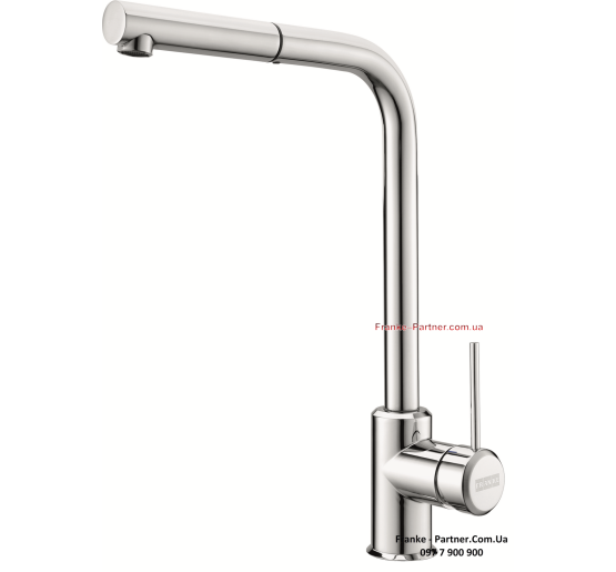Кухонний змішувач Franke Sirius Pull Out | висувний вилив | білий | 115.0668.382