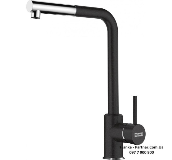 Кухонний змішувач Franke Sirius Pull Out | витяжний вилив | онікс | 115.0668.279