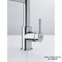 Кухонний змішувач Franke Lina | гнучкий вилив | функція душу | сірий шланг | хром | 115.0626.087