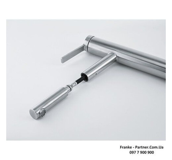 Смеситель кухонный Franke Tango Neo | вытяжное излияние | ламинарный поток | нержавеющая сталь | 115.0596.388