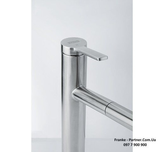 Смеситель кухонный Franke Tango Neo | вытяжное излияние | ламинарный поток | нержавеющая сталь | 115.0596.388