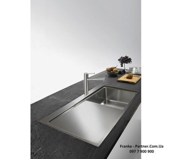 Смеситель кухонный Franke Tango Neo | вытяжное излияние | ламинарный поток | нержавеющая сталь | 115.0596.388