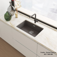 Кухонний змішувач Franke Active L Pull Out | витяжний вилив | функція душу | ламінарний потік води | сірий сланець | 115.0721.464