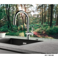 Кухонний змішувач Franke Active J | витяжний вилив | функція душу | ламінарний потік води | хром | 115.0653.401