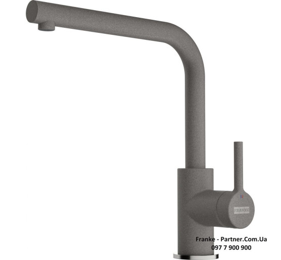 Смеситель кухонный Franke Lina L Shape | серый камень | 115.0728.480