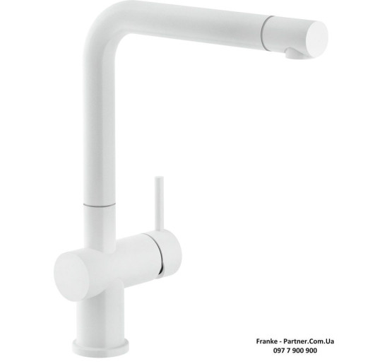 Смеситель кухонный Franke Active Plus Super Metallic | белый матовый 115.0524.930