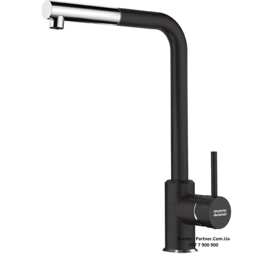 Кухонний змішувач Franke Sirius Pull Out | витяжний вилив | онікс | 115.0668.279