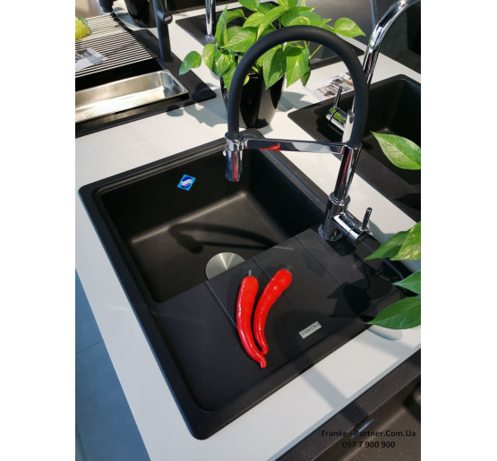 Смеситель кухонный Franke Lina | гибкий излив | функция душа белый шланг хром | 115.0626.088