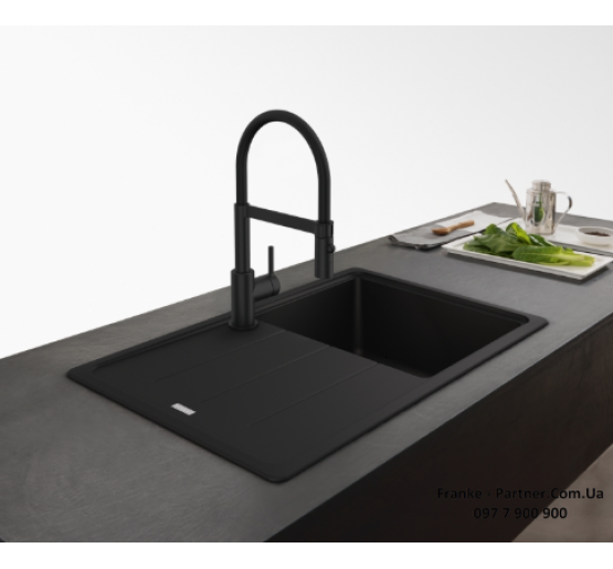 Смеситель кухонный Franke Lina | гибкий излив | функция душа белый шланг хром | 115.0626.088