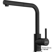 Кухонний змішувач Franke Lina L Shape Pull Out | витяжний вилив | онікс | 115.0728.484