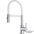 Смеситель кухонный Franke Lina | гибкий излив | функция душа белый шланг хром | 115.0626.088