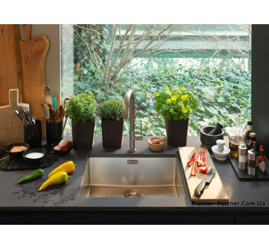 Кухонний змішувач Franke Maris Free by Dror | ламінарний потік | чорна сталь| архів | 115.0543.285