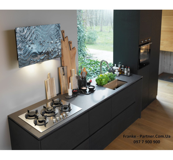 Кухонний змішувач Franke Maris Free by Dror | ламінарний потік | чорна сталь| архів | 115.0543.285