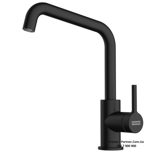 Смеситель кухонный Franke Lina U | черный матовый | 115.0728.474