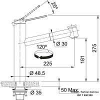 Кухонний змішувач Franke Tango Neo Pull Out Spray | витяжний вилив | функція душу | ламінарний потік | нержавіюча сталь | 115.0596.389