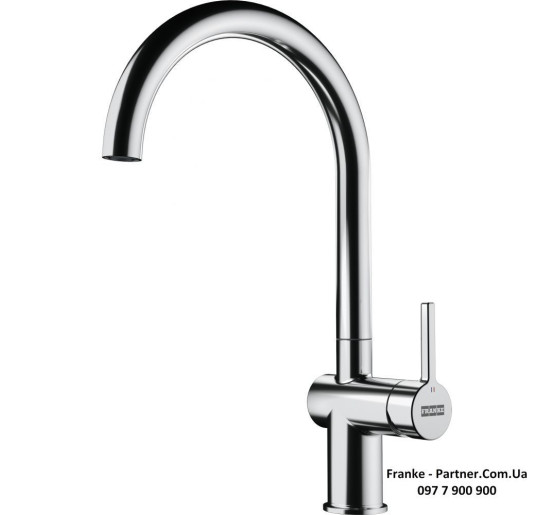 Кухонний змішувач Franke Active J | ламінарний потік води | хром | 115.0653.395