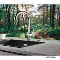 Кухонний змішувач Franke Active J | ламінарний потік води | хром | 115.0653.395