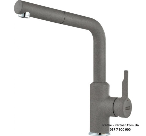 Кухонний змішувач Franke Urban Pull Out | витяжний вилив | сірий камінь | 115.0595.089