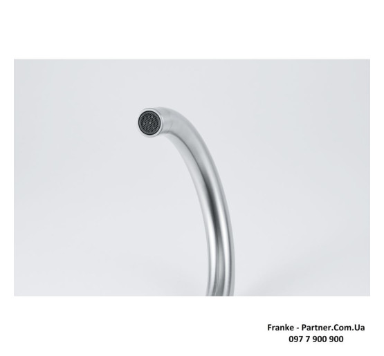 Смеситель кухонный Franke Atlas Neo J | Леда Нео | ламинарный поток | нержавеющая сталь | 115.0590.046