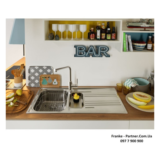 Кухонный смеситель Franke Lina L Shape Pull Out |