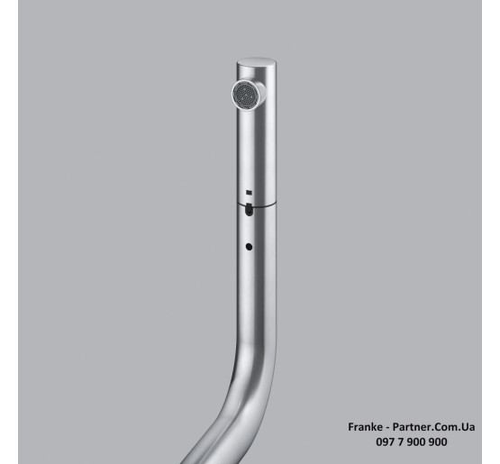 Кухонний змішувач Franke Smart Glenda | витяжний вилив | ламінарний потік | нержавіюча сталь | 115.0706.986