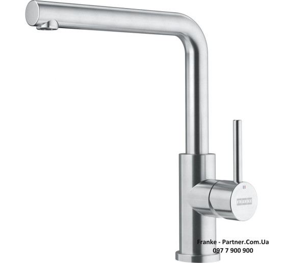 Кухонний змішувач Franke Smart Glenda | ламінарний потік | нержавіюча сталь | 115.0706.985