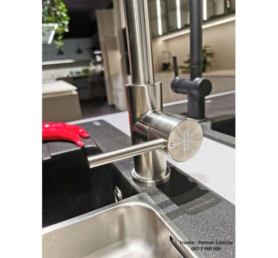 Кухонний змішувач Franke Smart Glenda | ламінарний потік | нержавіюча сталь | 115.0706.985