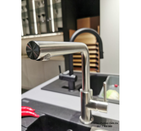 Кухонний змішувач Franke Smart Glenda | ламінарний потік | нержавіюча сталь | 115.0706.985