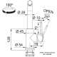 Кухонний змішувач Franke Smart Glenda | ламінарний потік | нержавіюча сталь | 115.0706.985