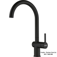 Кухонний змішувач Franke Active J | ламінарний потік | чорний матовий | 115.0653.398