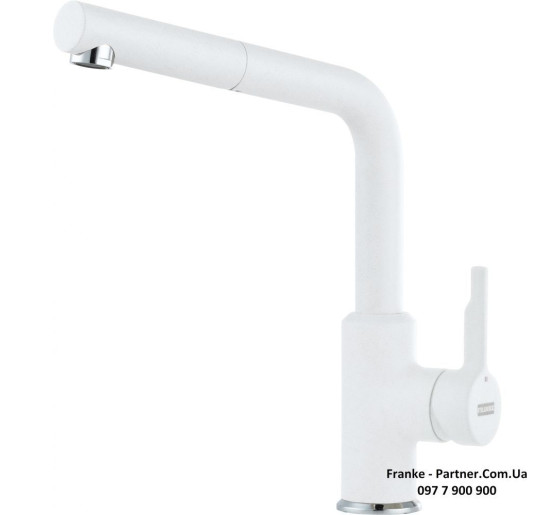 Смеситель кухонный Franke Urban Pull Out | вытяжное излияние | белый | 115.0595.088