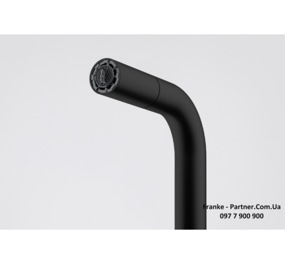 Смеситель кухонный Franke Lina U Pull Down | вытяжное излияние | черный матовый | 115.0728.477