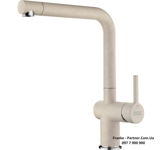 Кухонний змішувач Franke Active L | ламінарний потік води | сахара | 115.0653.377