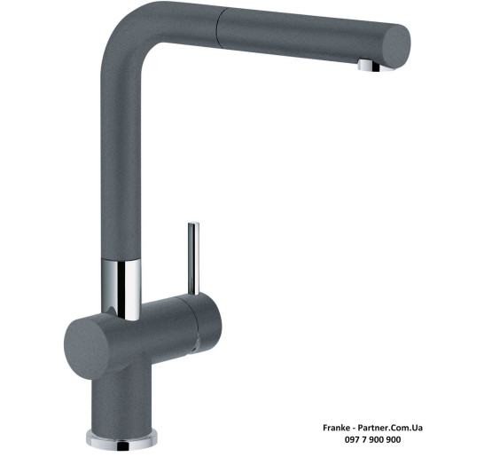 Кухонний змішувач Franke Active Plus Doc | витяжний вилив | графіт | архів | 115.0373.890