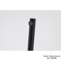 Кухонний змішувач Franke Lina L Shape Pull Out | витяжний вилив | чорний матовий | 115.0712.435