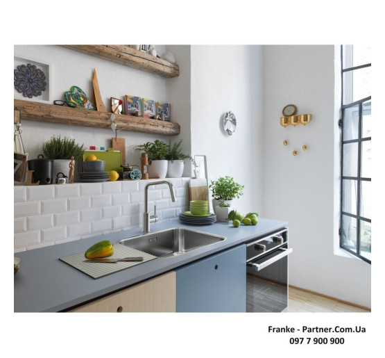 Кухонний змішувач Franke Lina U Pull Down | витяжний вилив | хром | 115.0728.476