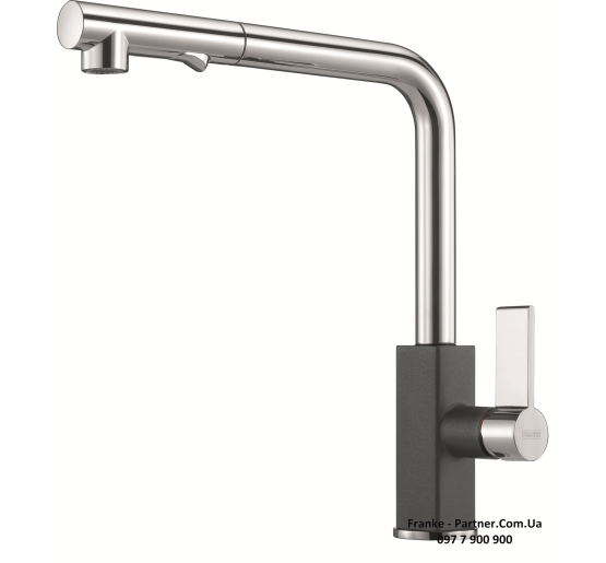 Смеситель кухонный Franke Maris Spray | вытяжное излияние | функция душа хром | 115.0392.357