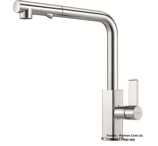 Смеситель кухонный Franke Maris Spray | вытяжное излияние | функция душа хром | 115.0392.357