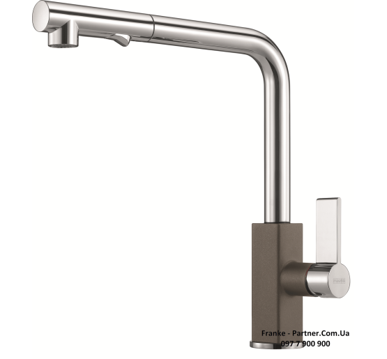 Смеситель кухонный Franke Maris Spray | вытяжное излияние | функция душа хром | 115.0392.357