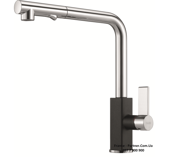 Смеситель кухонный Franke Maris Spray | вытяжное излияние | функция душа хром | 115.0392.357