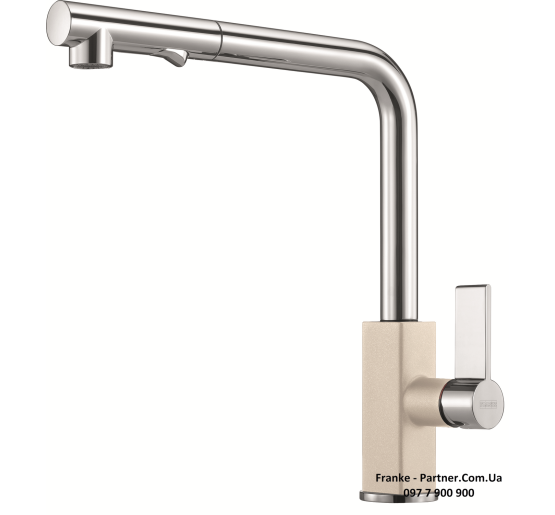 Смеситель кухонный Franke Maris Spray | вытяжное излияние | функция душа хром | 115.0392.357