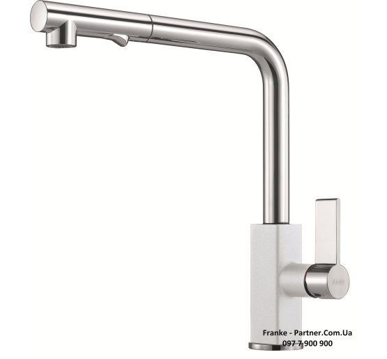 Смеситель кухонный Franke Maris Spray | вытяжное излияние | функция душа хром | 115.0392.357