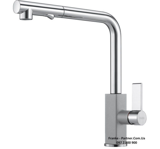 Смеситель кухонный Franke Maris Spray | вытяжное излияние | функция душа хром | 115.0392.357