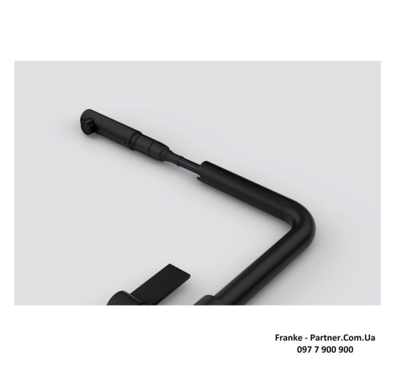 Смеситель кухонный Franke NEPTUNE EVO | вытяжное излияние | черный матовый | 115.0711.725