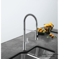 Кухонний змішувач Franke Fox Pro Semi Pro | гнучкий вилив | хром | 115.0486.993