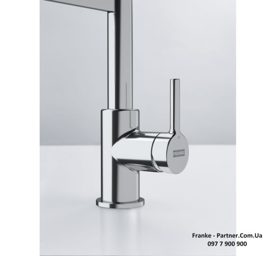 Кухонний змішувач Franke Lina | гнучкий вилив | функція душу | чорний шланг | хром | 115.0626.085