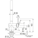 Кухонний змішувач Franke Active J | ламінарний потік води | білий матовий | 115.0653.399