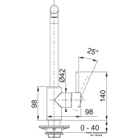 Кухонний змішувач Franke Sirius Pull Out | витяжний вилив | сірий камінь | 115.0668.381
