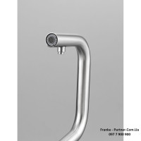 Кухонний змішувач Franke Eos Neo U | Kubus | витяжний вилив | функція душу | нержавіюча сталь | 115.0529.207