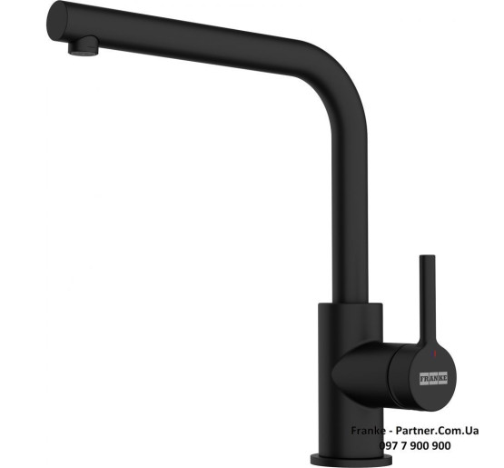 Кухонний змішувач Franke Lina L Shape | чорний матовий | 115.0693.393